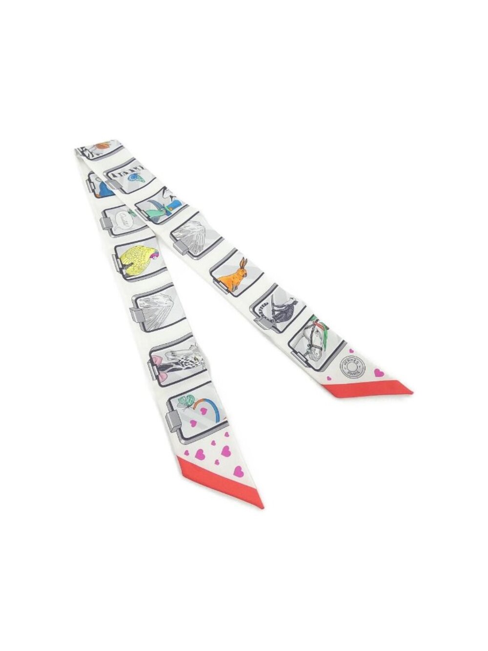 Hermes Story Twilly Scarf